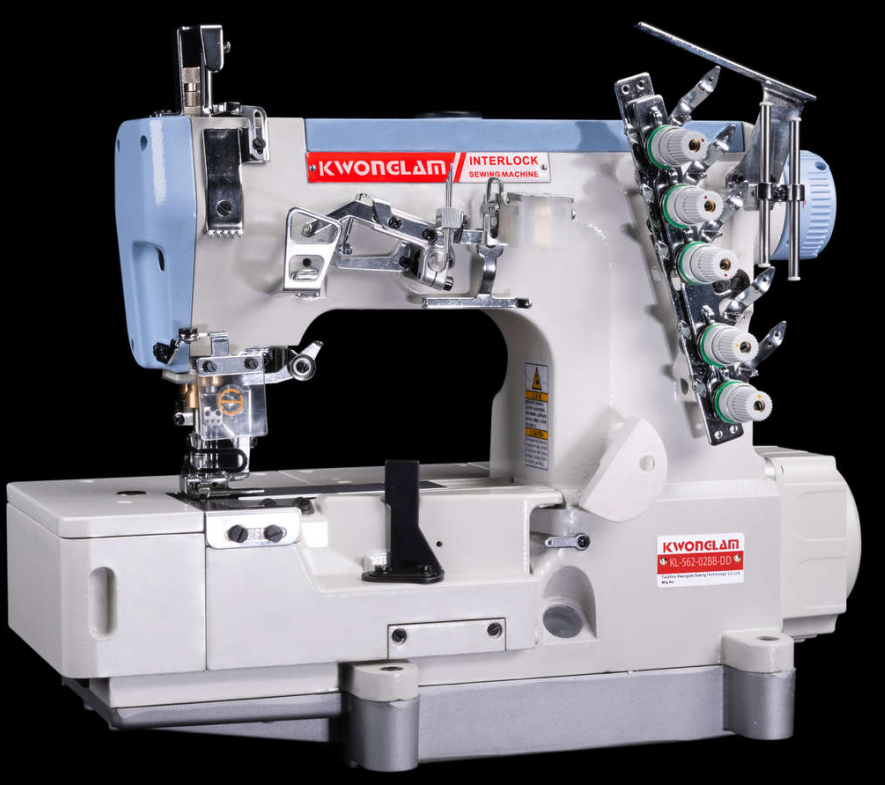 Direct drive Flat-Bed Interlock Tape Binding Sewing Machine