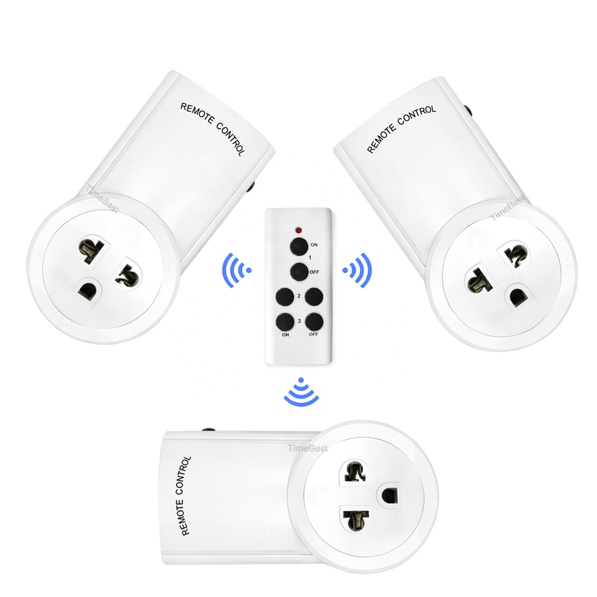 3 Pack Thailand Smart Home Wireless Outlet Remote Control Plug
