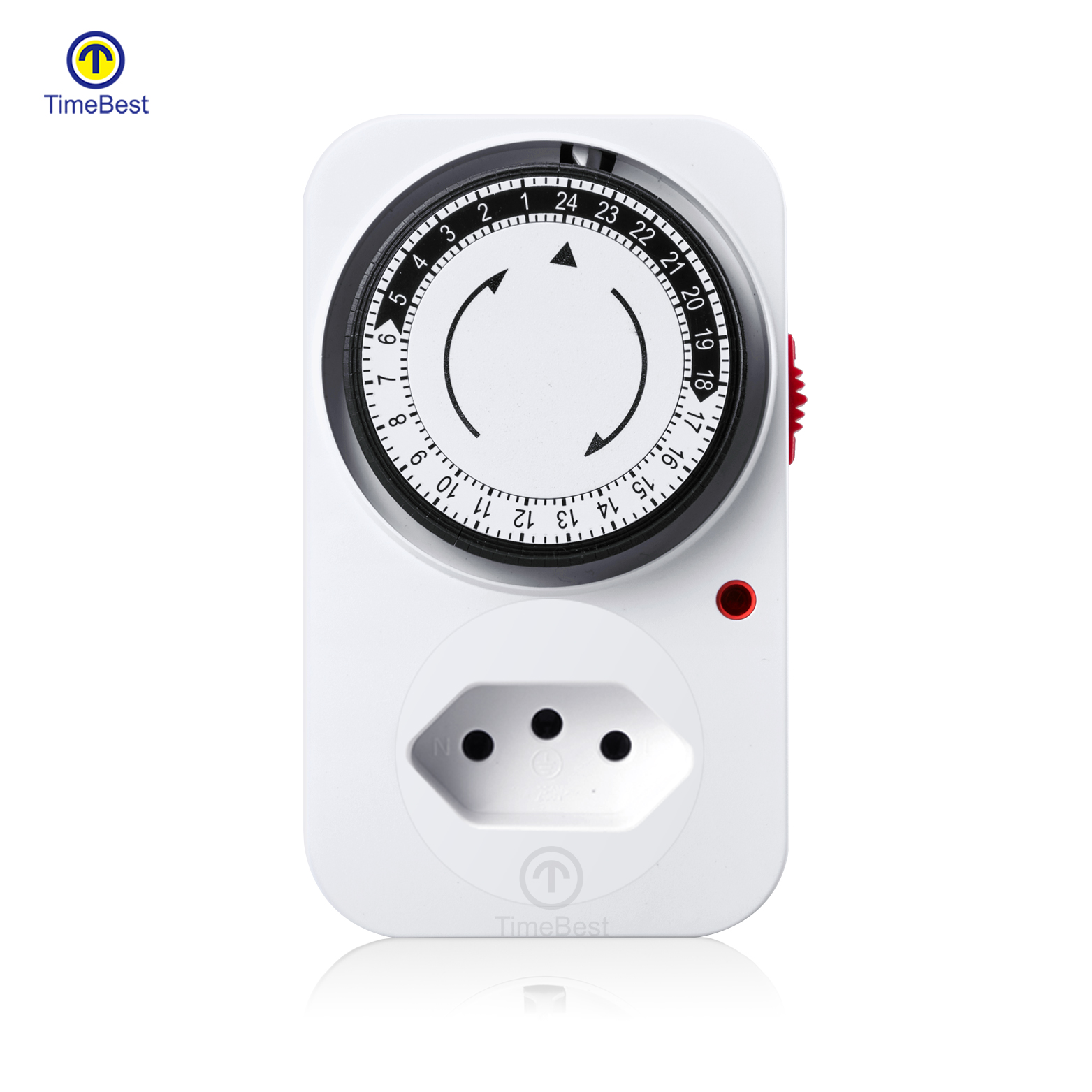 220v Light Switch 24 Hour Small Minute Mechanical Countdown Timer ...