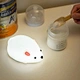 soft silicone BPA free dimmable tap control kids mouse night light