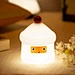 safe soft silicone cartoon Christmas lucky house living room kids night light