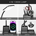 USB desk table lamp with wireless charger