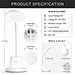 wireless charger dimmer daylight table lamp