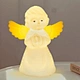 soft silicone BPA free dimmable tap control kids angel night light