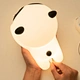 soft silicone BPA free dimmable tap control kids panda night light
