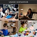 wireless charger dimmer daylight table lamp