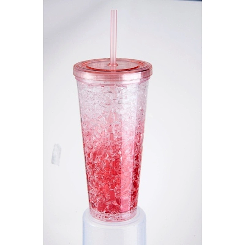 Double wall straw mug