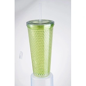 Double wall straw mug