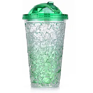Double wall straw mug