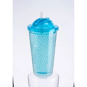 Double wall straw mug