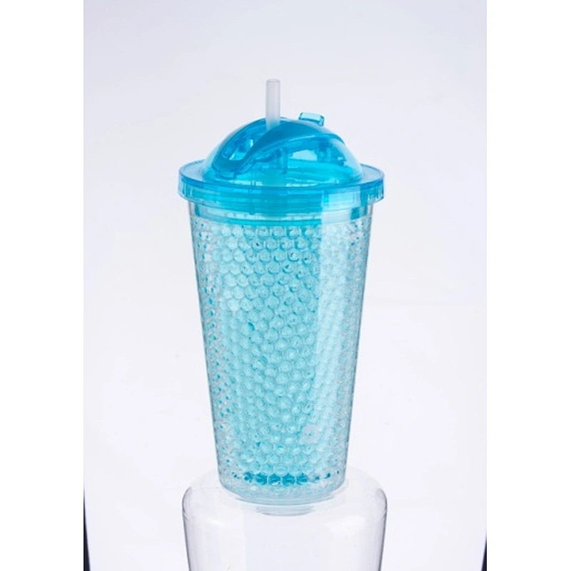 Double wall straw mug