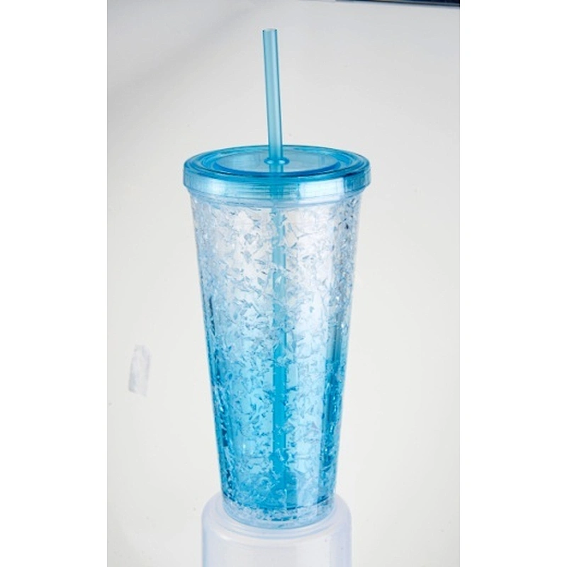 Double wall straw mug