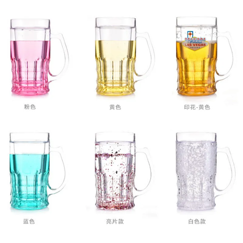 Double wall freezer beer mug