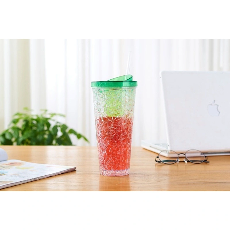 Double wall straw mug