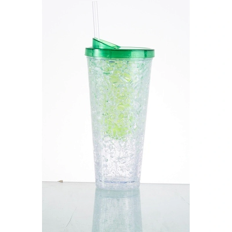 Double wall straw mug