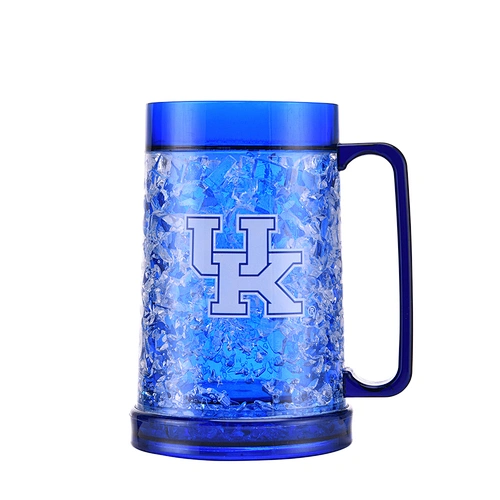 American hot sale double wall freezer beer mug with gel and big handle