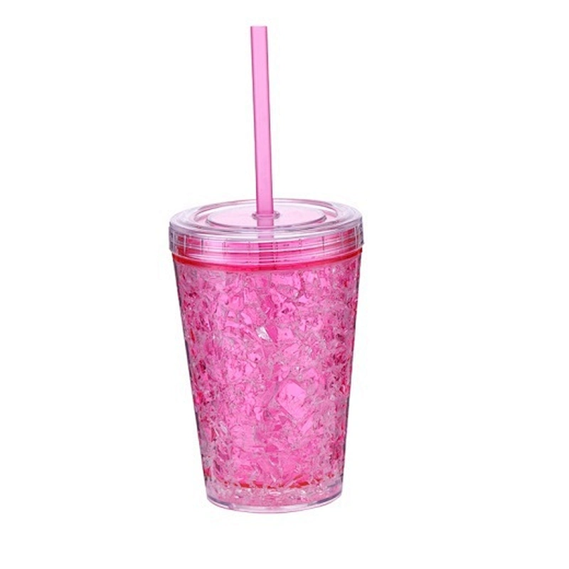 Double wall straw mug
