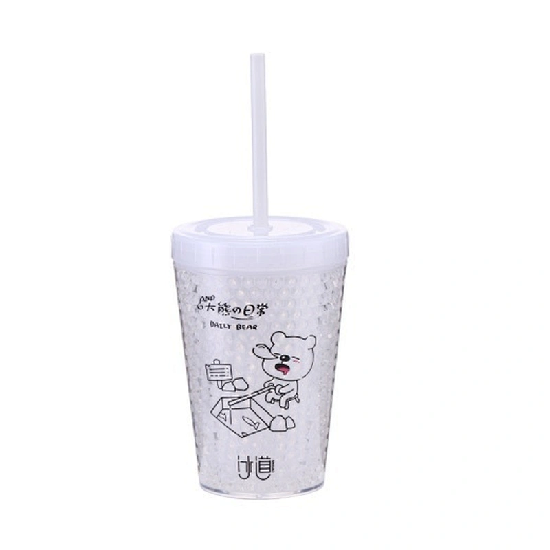Double wall straw mug
