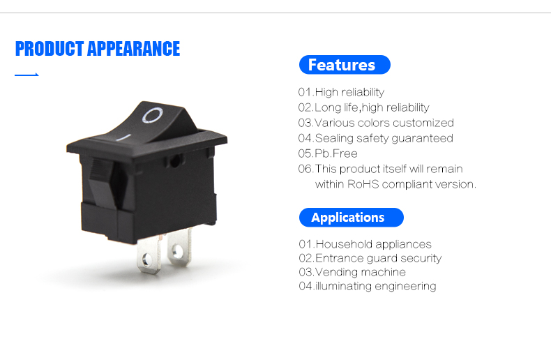 12V Rocker Switch manufacturers