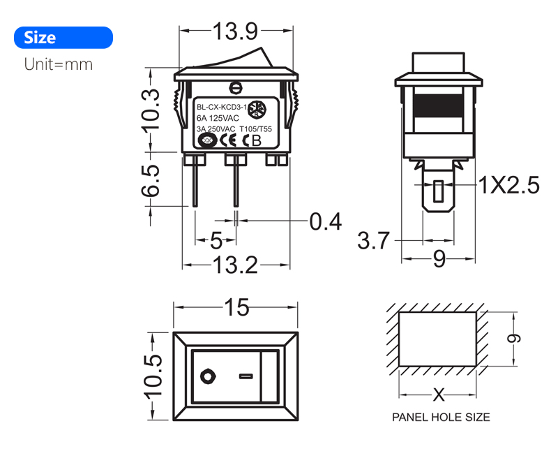 12V Rocker Switch suppliers