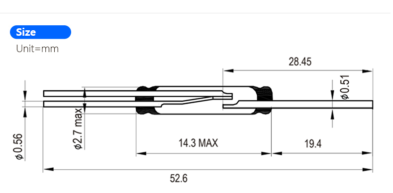 high voltage reed switch