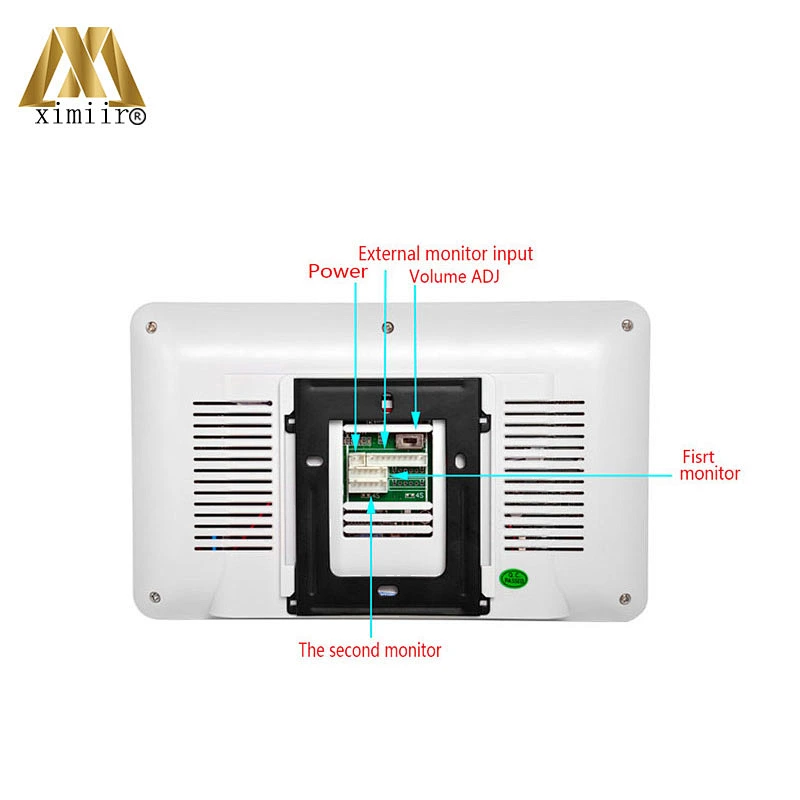 807Ma11 Monitor Speakerphone 7 Inch Tft Color Video Door Phone Intercom Doorbell System Kit Ir Camera Doorphone