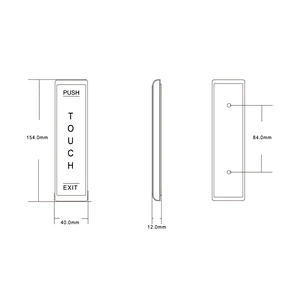 Touch Door  Switch Exit Button Open The Door Release Switch Office home Door