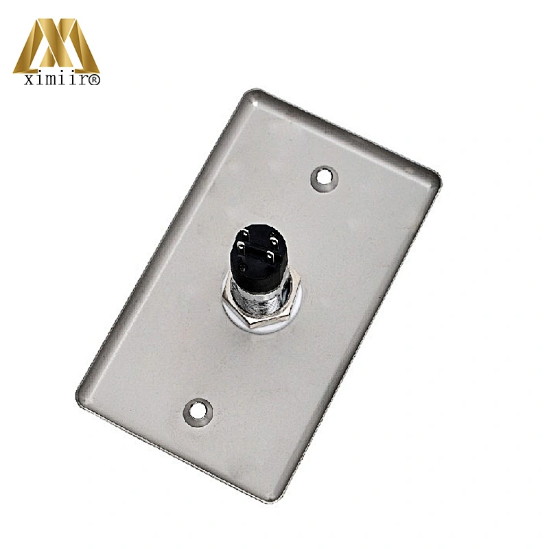 Aluminum door exit release push button switch for access control aluminum exit button with key X07k