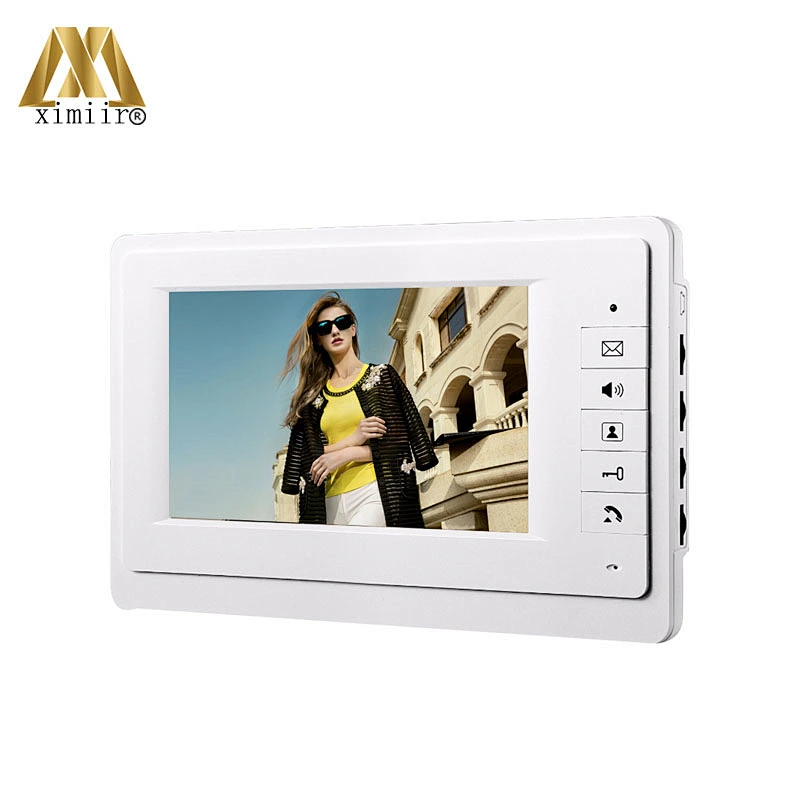 816M11 7 Inch Monitor Video Doorbell Outdoor Camera Night Vision  Light Can Visible Within 5 Meters Door Phone Intercom System