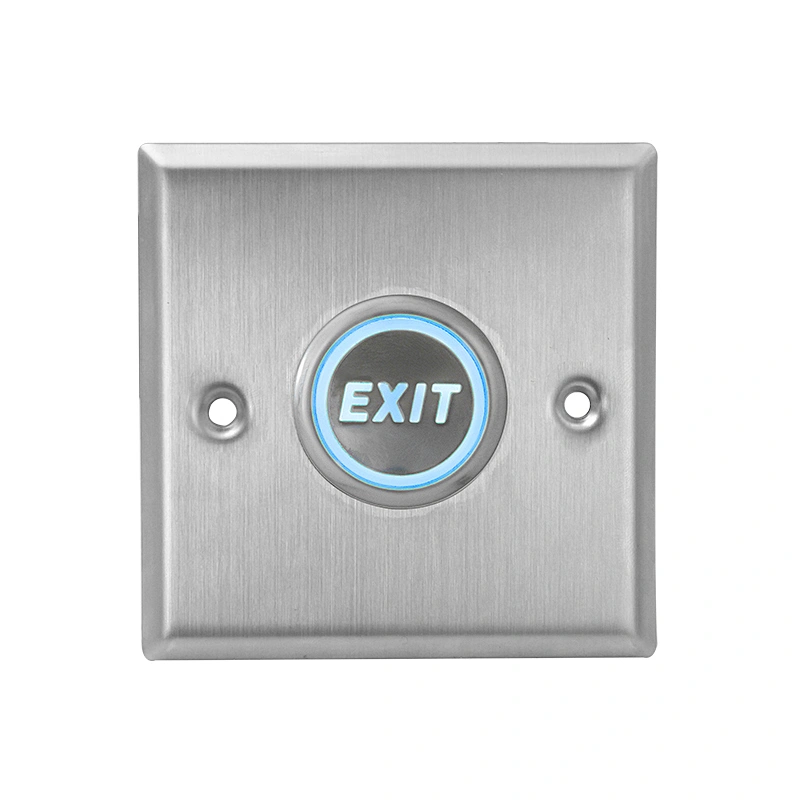 Stainless steel door switch metal switch door exit button with light X05LDC