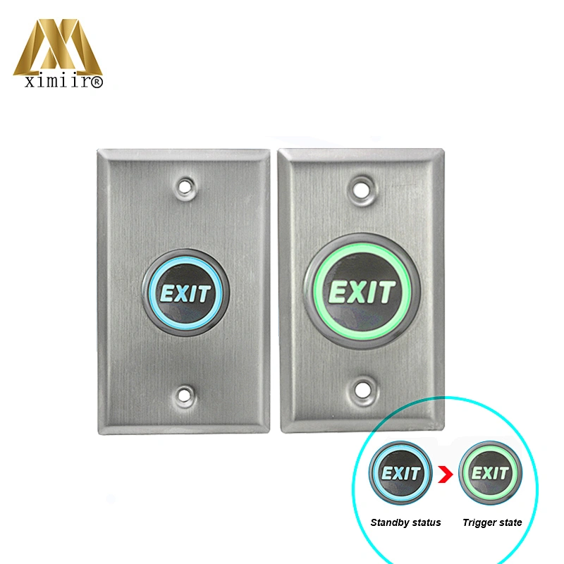 Good Quality Stainless Steel Metal Touch Exit Button For Access Control System Door Release Exit Switch Push Button