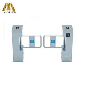 Electronic Security Supermarket Barrier Gate Swing Gate Turnstile Bi-directional For Door Entrance