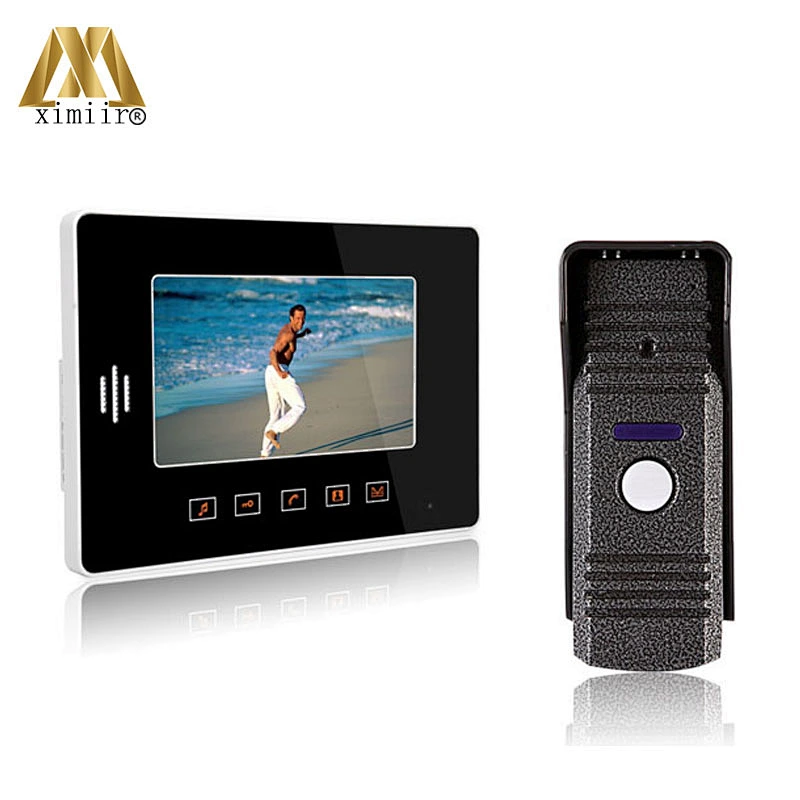 808Me11 7 Inch Color Screen Monitor Night Vision Ir Camera Video Doorbell Intercom System Video Door Phone Speakerphone System