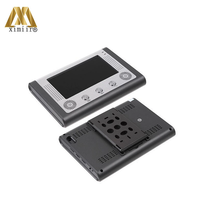 801Me11 Wired 7 Inch Color Handsfree Intercom System One To One With Night Vision Ir Camera Video Doorphone Intercom Door Bell