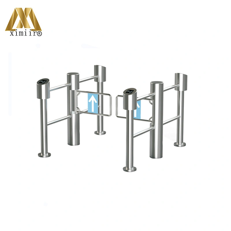 Electronic Security Supermarket Barrier Gate Swing Gate Turnstile Bi-directional For Door Entrance