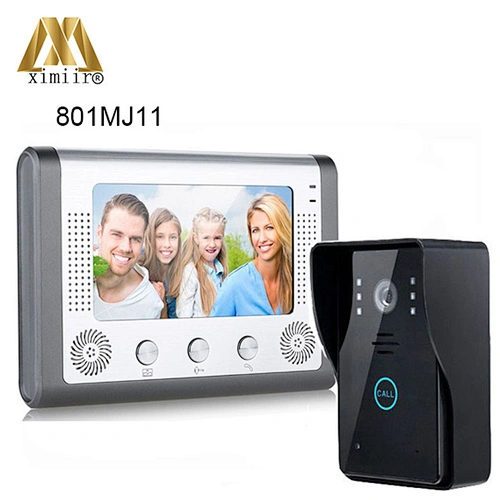 801Mj11 One To One Intercom System Video Door Bell With Call Function, Intercom, Lock, Monitoring, Night Vision Video Door Phon