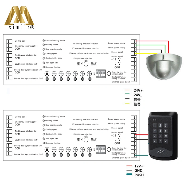 Automatic Door Controller Automatic Door Closer For Doors With Frame, Wooden Door, Metal Door Opening outside