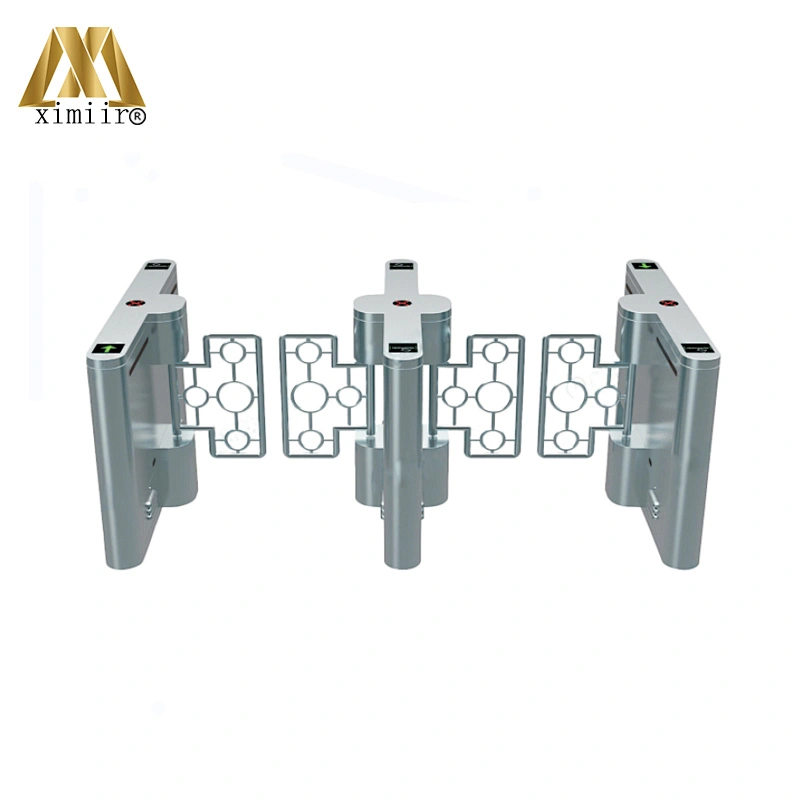 Electronic Security Supermarket Barrier Gate Swing Gate Turnstile Bi-directional For Door Entrance