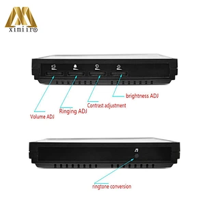 7 Inch Monitor Night Vision Ir Camera Video Doorphone Intercom System Wired Doorbell 806Me11 Access Control Video Door Bell