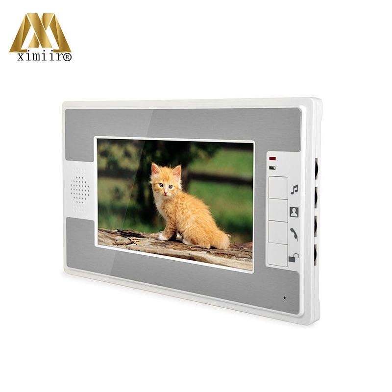 New arrived 7inch video door phone system villa wired door bell access control color screen wired video intercom 812MA11