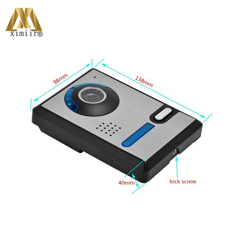 802Fa11 For Apartment Security Video Door Phone Doorbell Video Intercom Doorphone Ir Night Vision