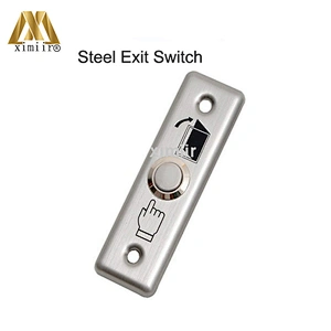 Access control exit button with LED light for night use metal exit push button