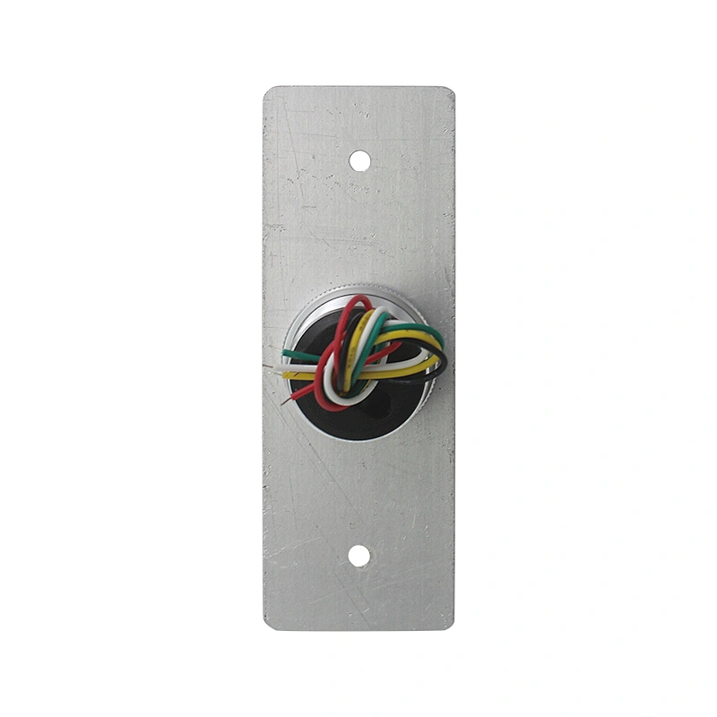 Touch Exit Switch Button Stainless Steel metal Exit Switch Button For Access Control Door With LED Light XM-ET02A-W