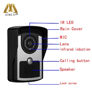 Good Quality Wall Mounted Wireless Door Control Remote Control Video Door Phone Video Door Phone Wifi Visual Doorbell