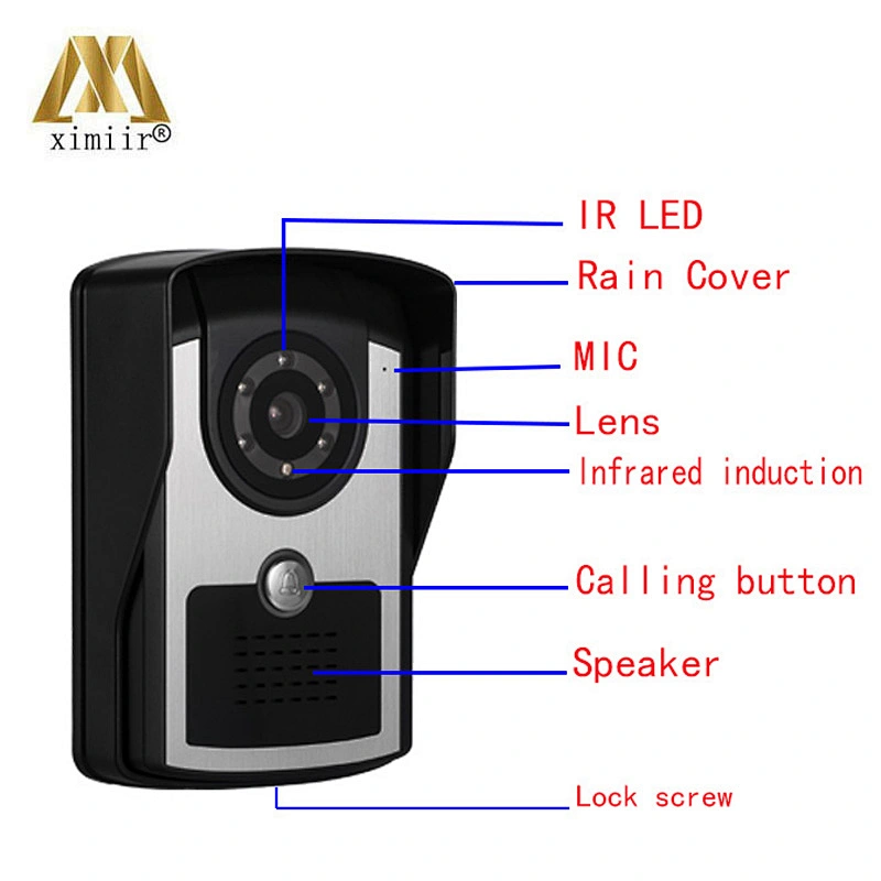 Good Quality Wall Mounted Wireless Door Control Remote Control Video Door Phone Video Door Phone Wifi Visual Doorbell