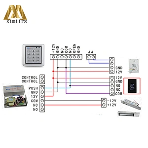Touch sensor push button switcher exit push button switch access control system X11