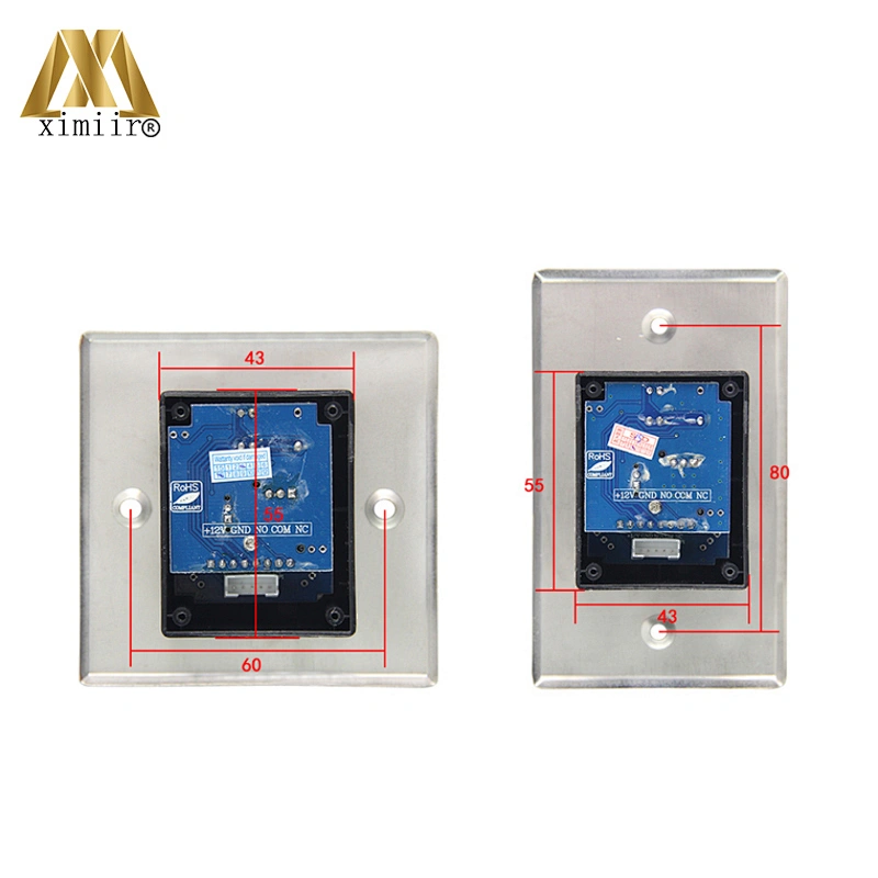 Infrared sensor switch no touch contactless door release exit button with LED indication k1