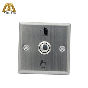 E04 stainless steel button with finger push button for access control system switch door release button