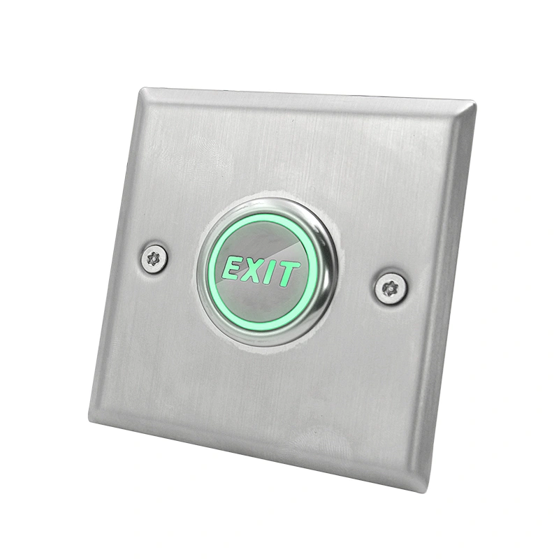 Stainless steel door switch metal switch door exit button with light X05LDC