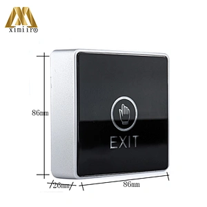 Touch exit button sensor push switch door access control system X12